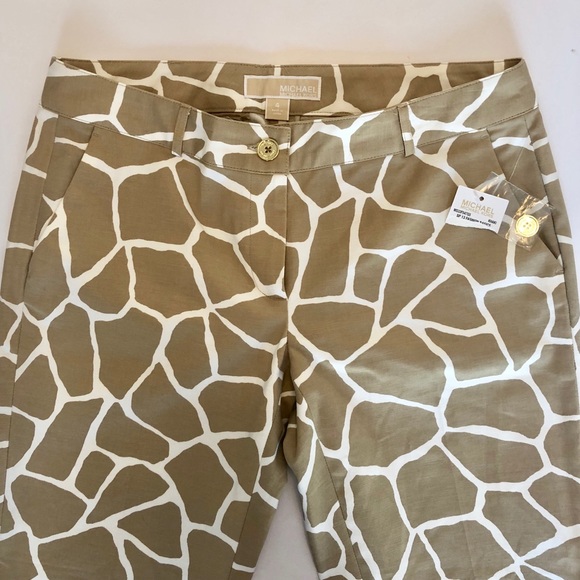 Michael Kors giraffe print skinny stretch pants 4 - Picture 5 of 8